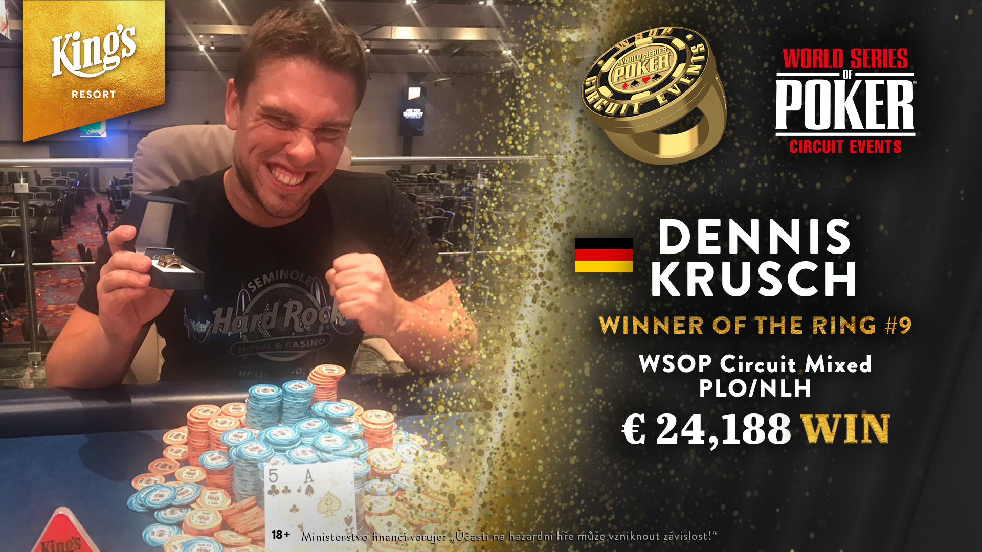 King’s: Dennis Krusch holt den NLH/PLO Mix Goldring