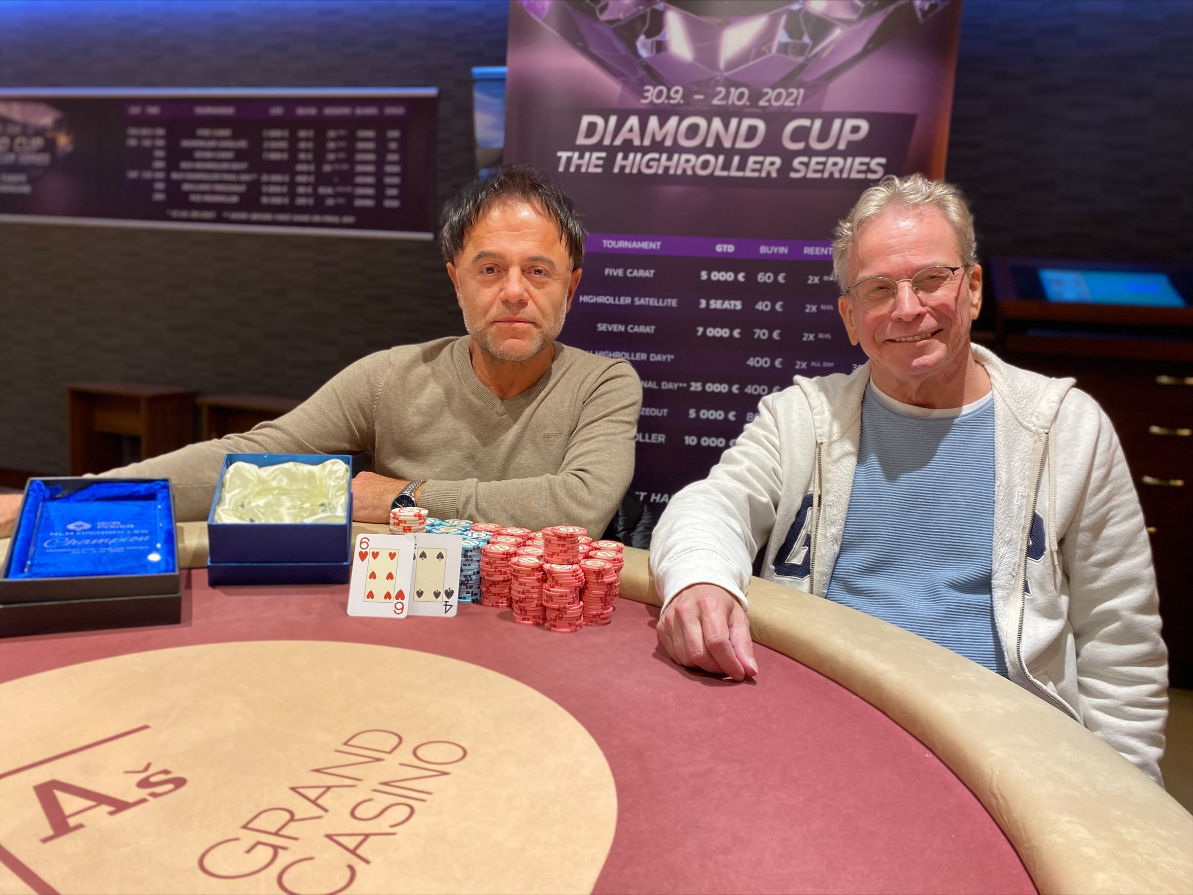Grand Casino Aš: Pirali Birinci gewinnt das NLH High Roller
