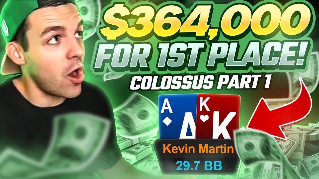 Kevin Martin: BIGGEST RUN OF MY LIFE! $400 WSOPC Colossus Final Table (Teil 1)