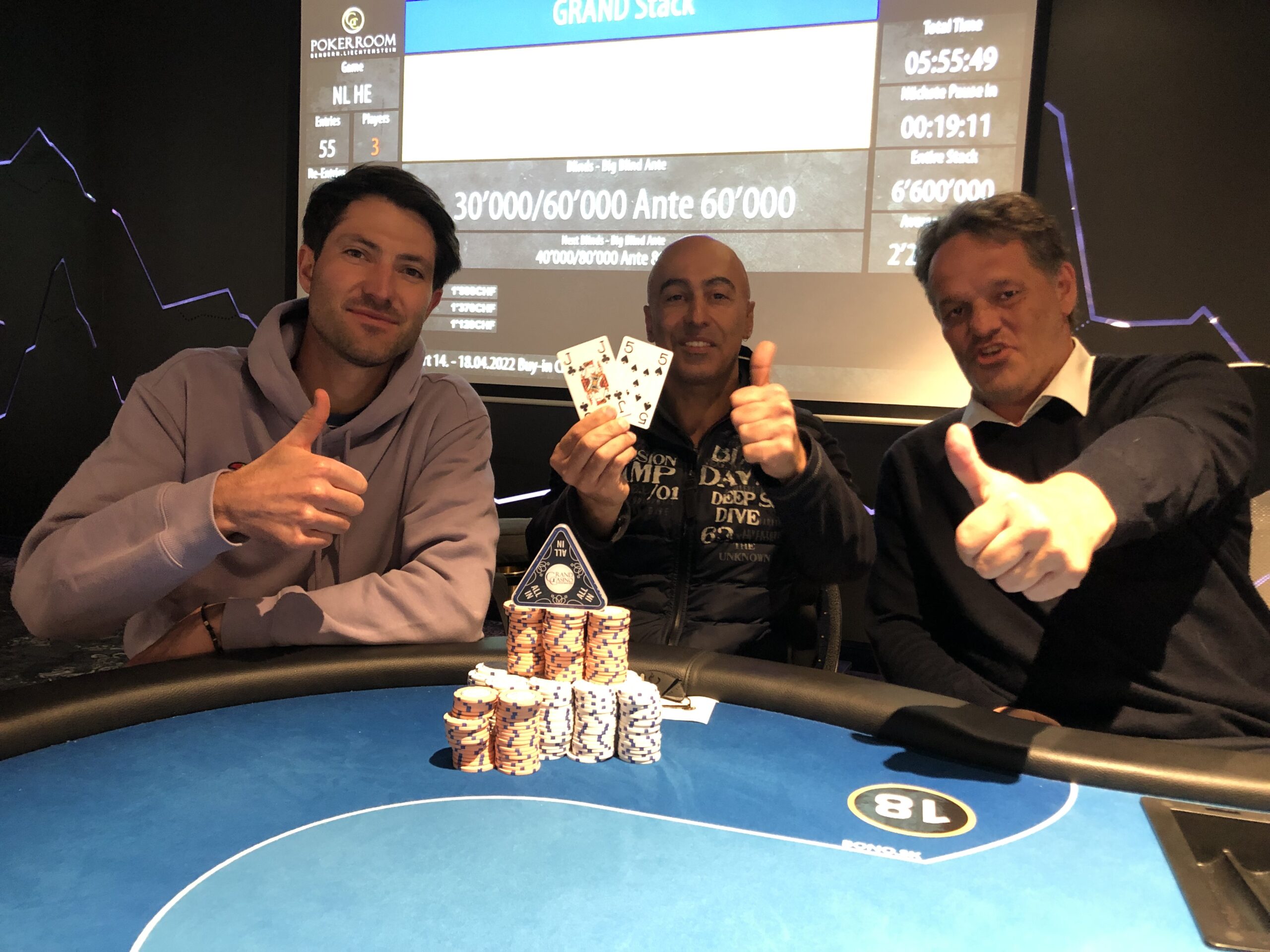 Grand Casino Liechtenstein: Payam Ansarian gewinnt das Grand Stack