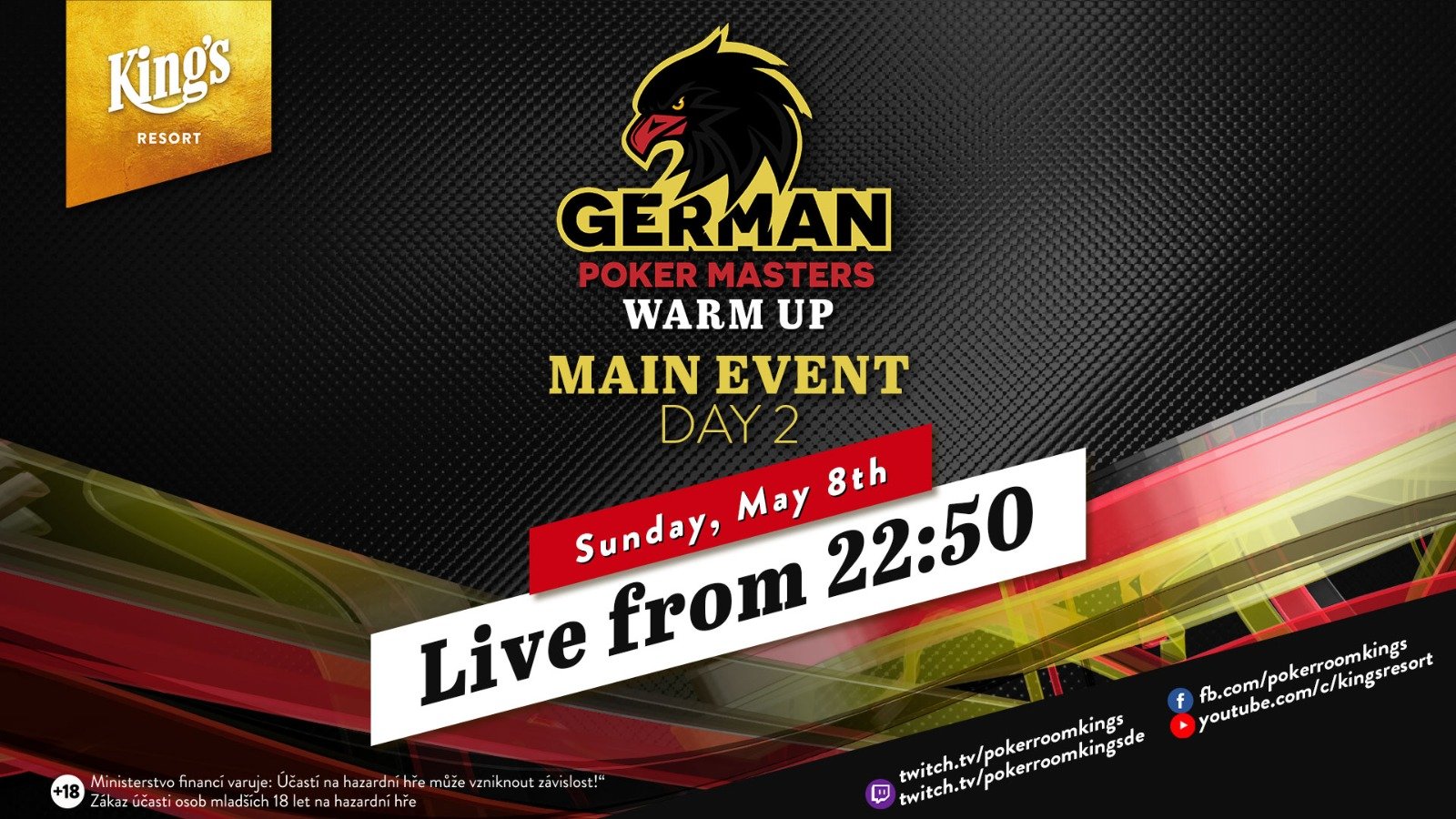 King’s: German Poker Masters Warm-up Tag 2 – Livestream