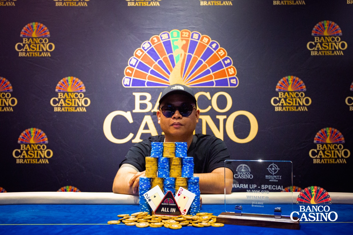 Banco Casino Bratislava: Marc Anthony Escalante holt das BHD Warm-up Special