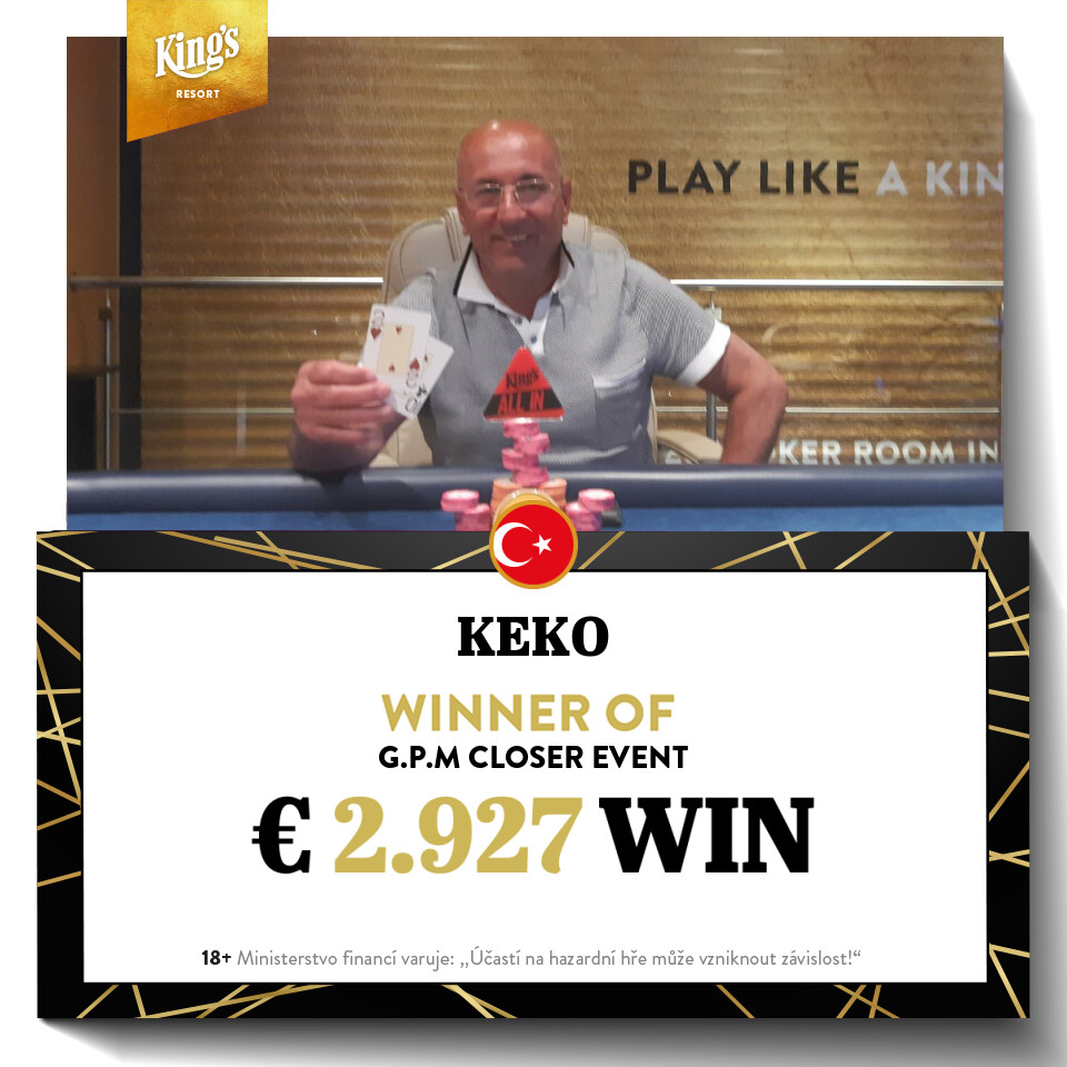 King’s:  Keko siegt beim GPM Closer