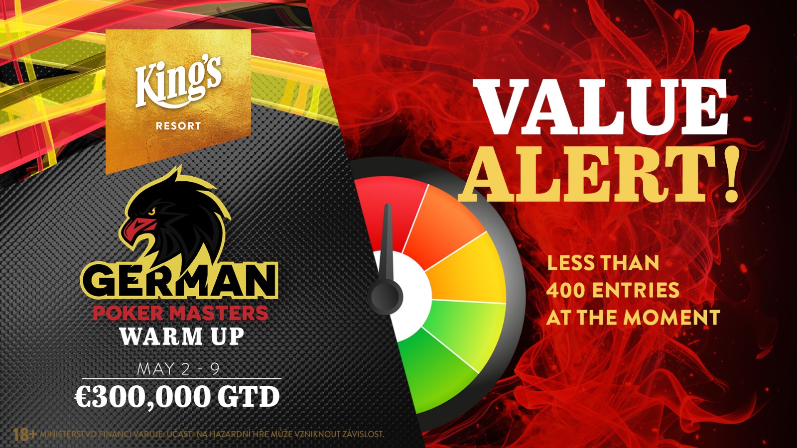 King’s: Monster-Value beim German Poker Days Warm-up