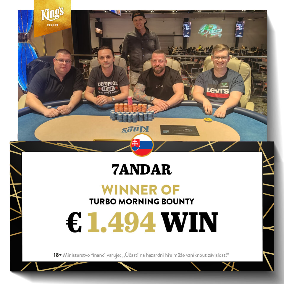King’s: 5-Way Deal beim Morning Turbo Bounty der Benelux Classics