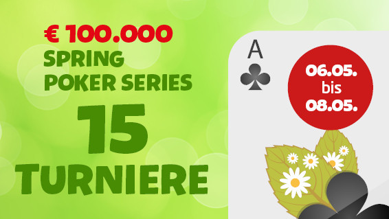 win2day.at: € 100.000 GTD warten bei der Spring Poker Series