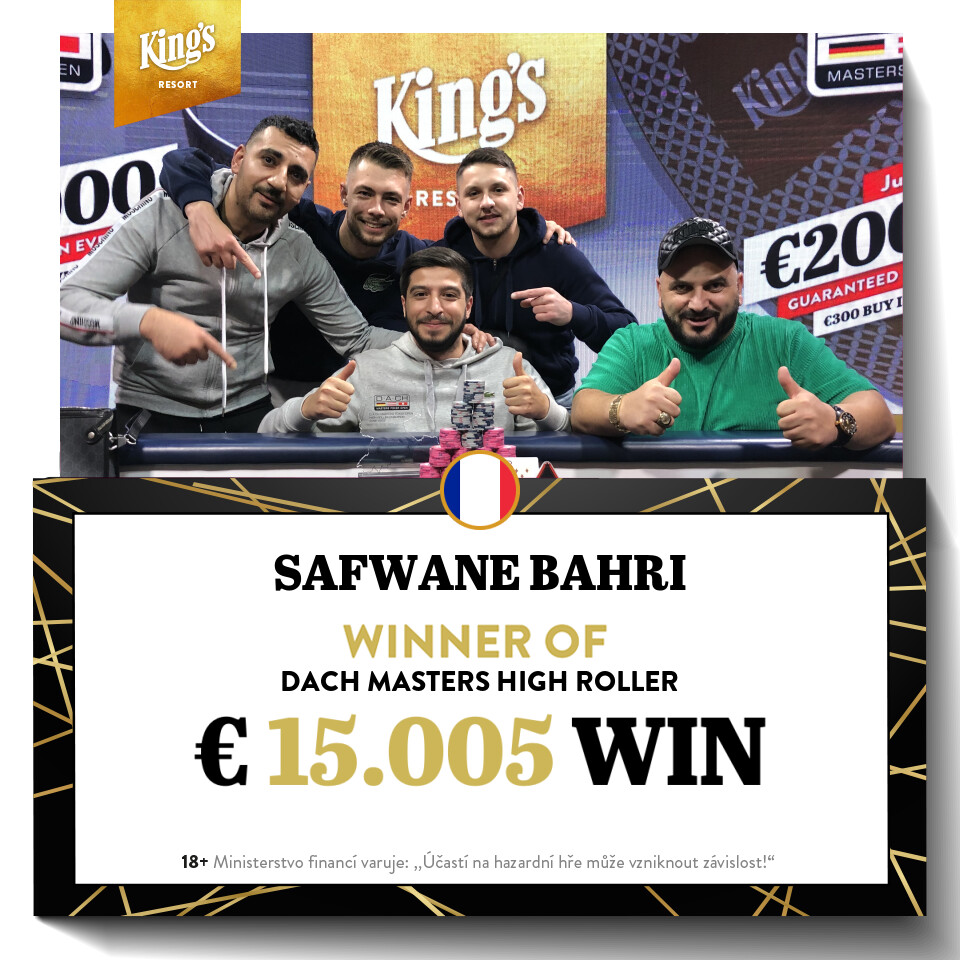 King’s: Französischer Sieg beim DACH Masters High Roller