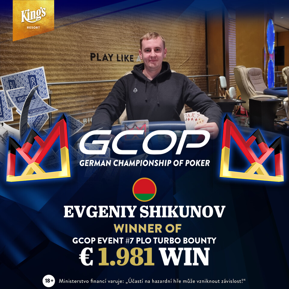 King’s: Yevgeniy Shikunov  holt das PLO Bounty