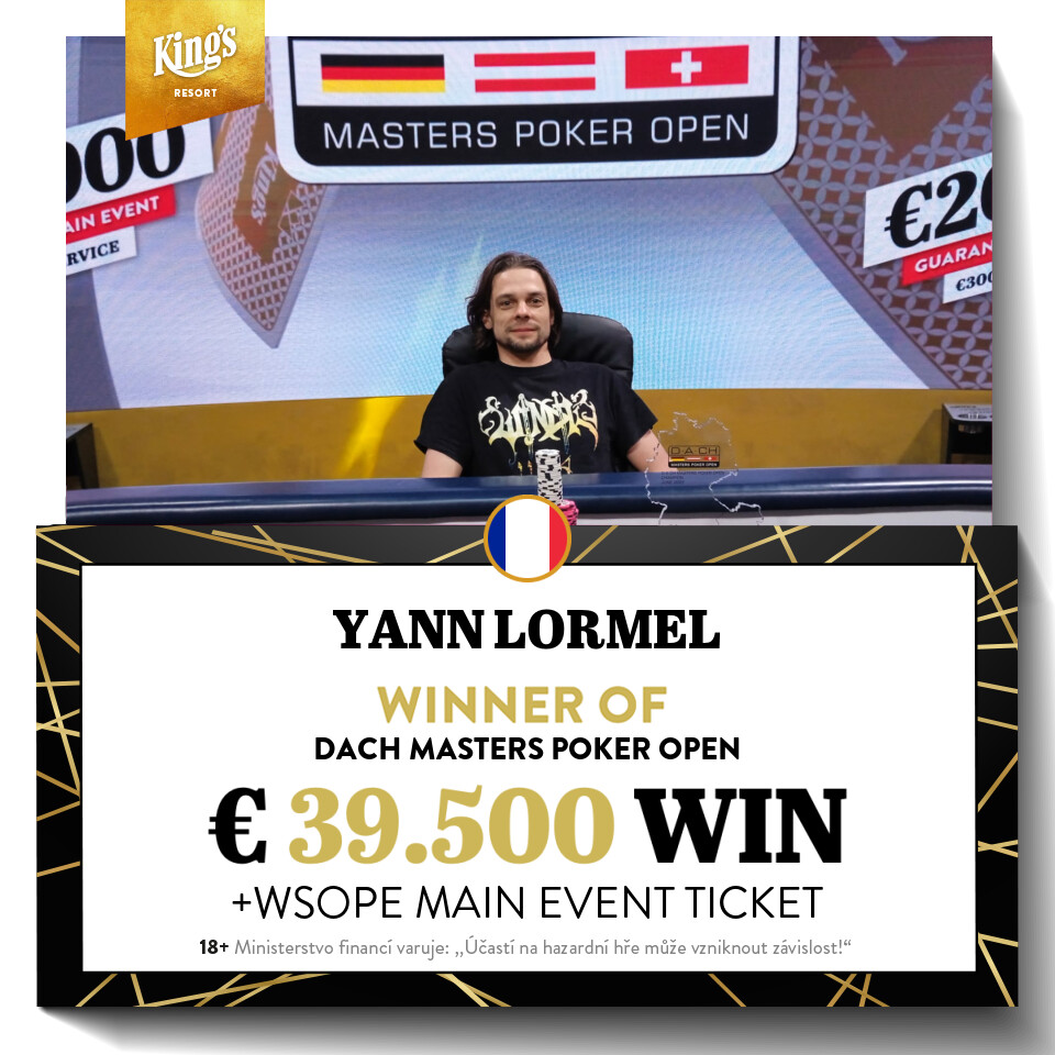 King’s: Französischer Sieg bei den DACH Masters Poker Open