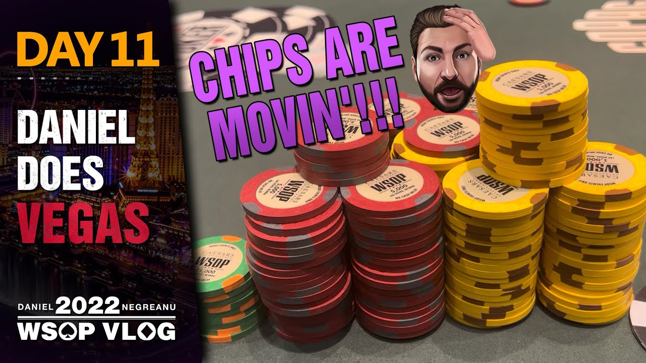 DNEGs 2022 WSOP Poker Vlog Day 11 – CHIPS ARE MOVIN‘ in the $25,000 PLO