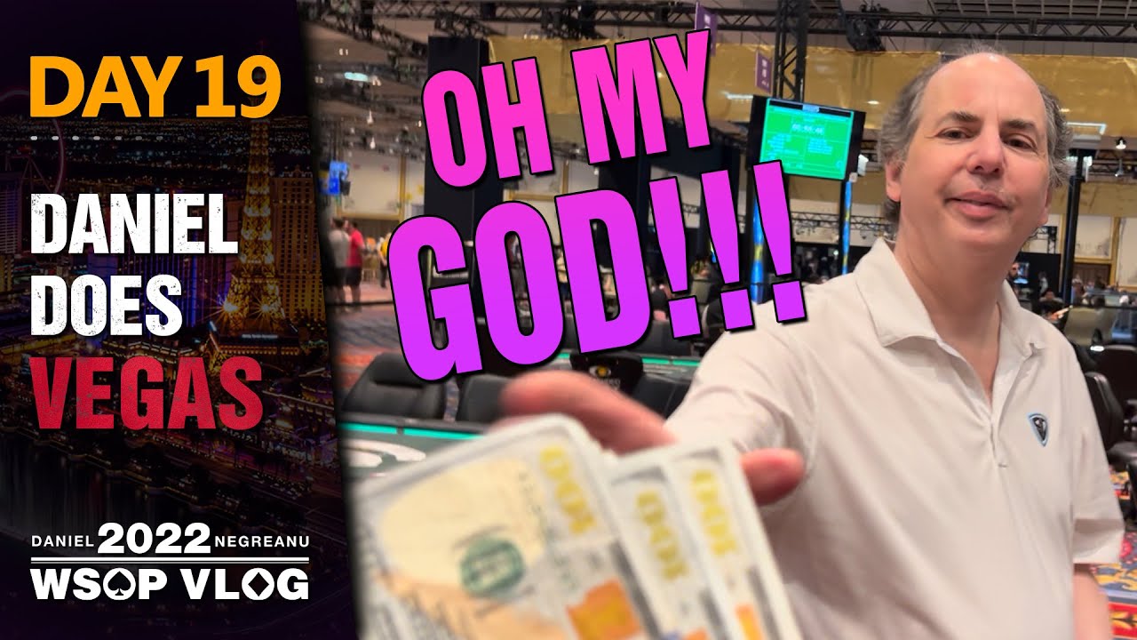 DNEGs 2022 WSOP Poker Vlog Day 19 –  OH MY GOD!!! Crazy Final Hand with The Chainsaw