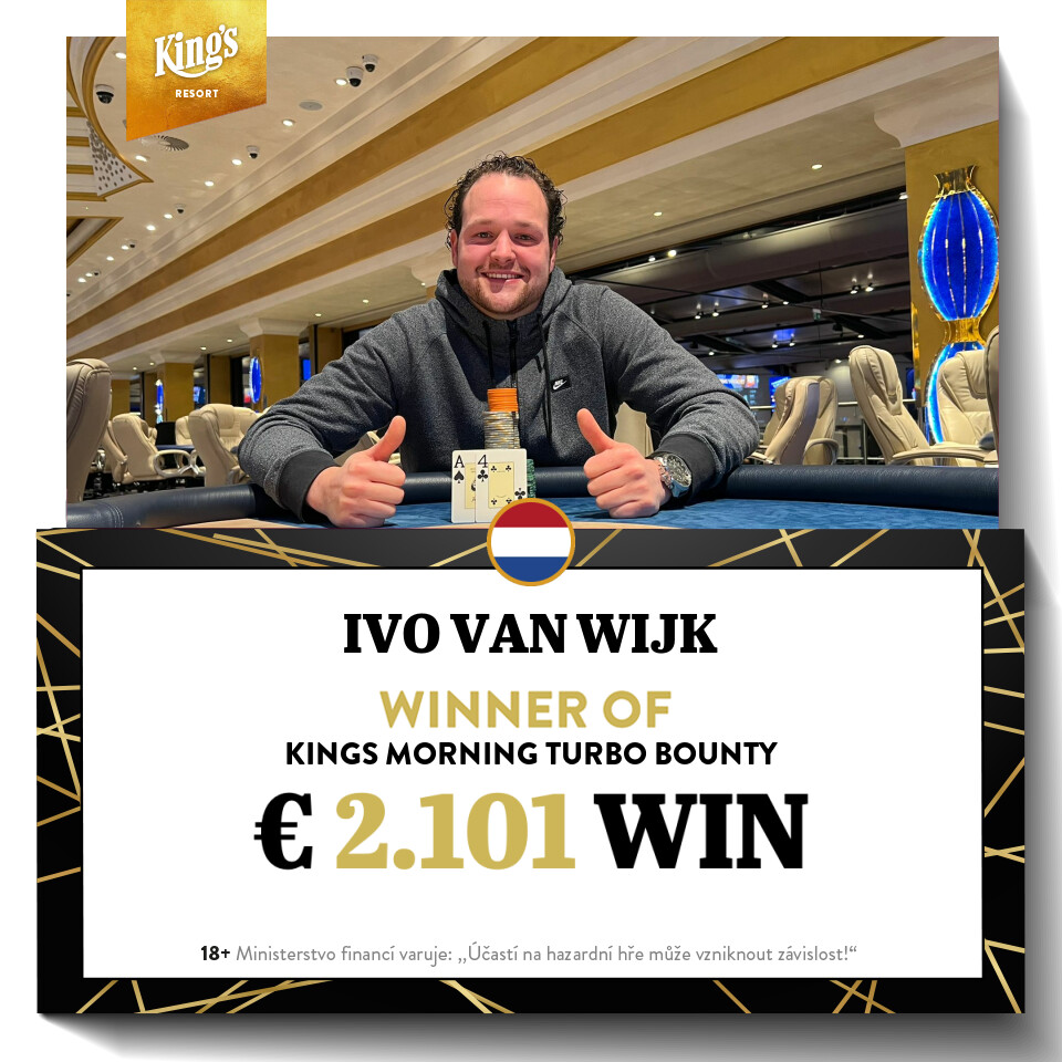 King’s: Ivo van Wijk holt das erste Morning Turbo Bounty der Dutch Classics
