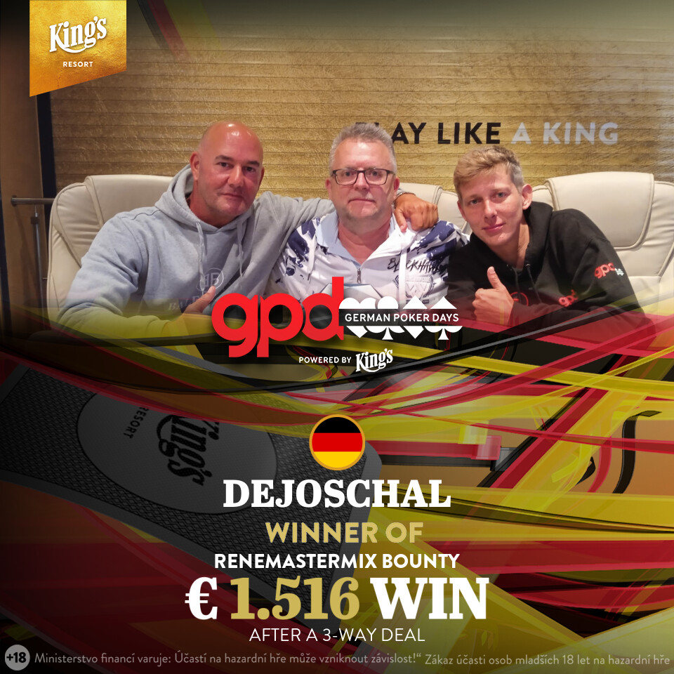 King’s:  Ausverkaufte Side Events bei den German Poker Days