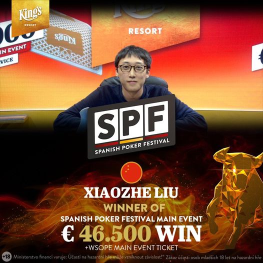 King’s: Xiaozhe Liu gewinnt das SPF Main Event