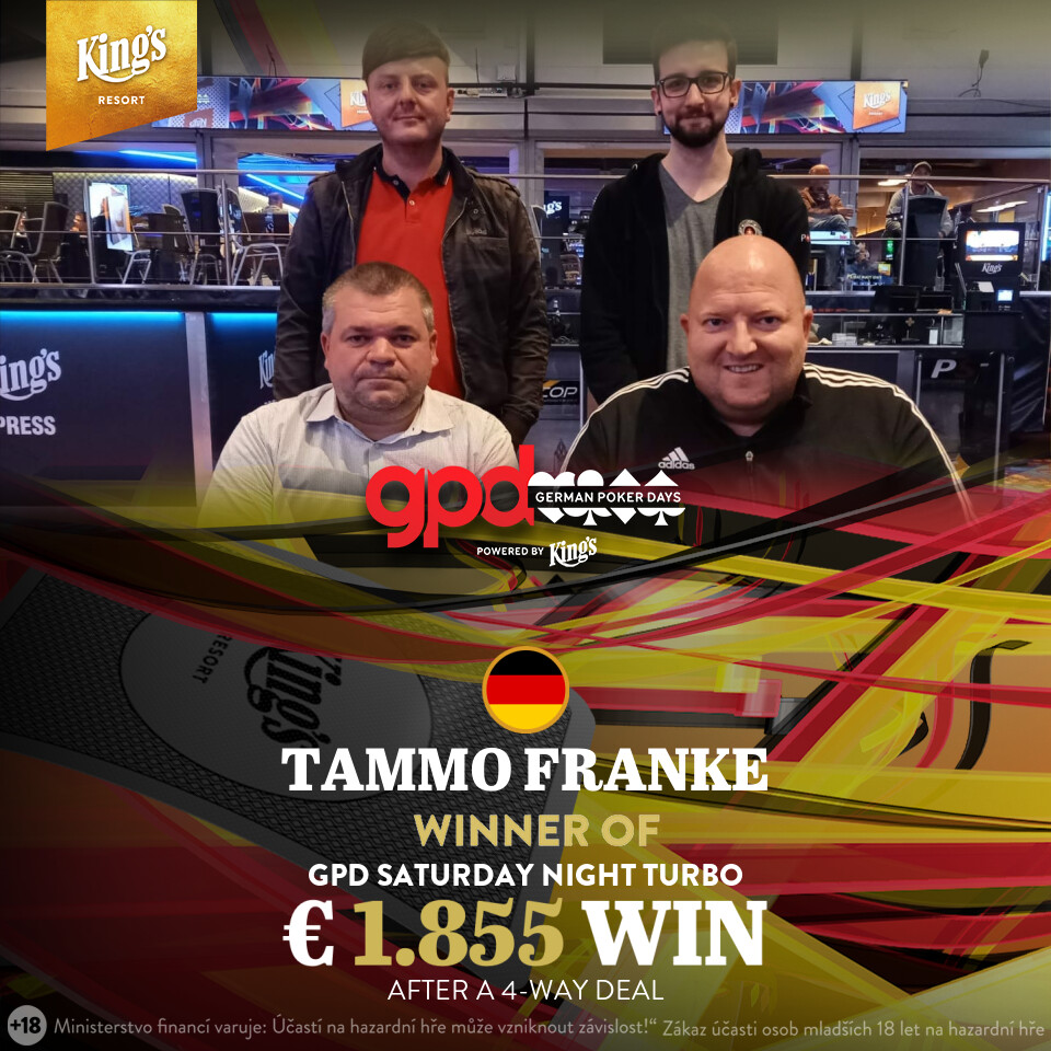 King’s: Ausverkaufte Side Events bei den German Poker Days