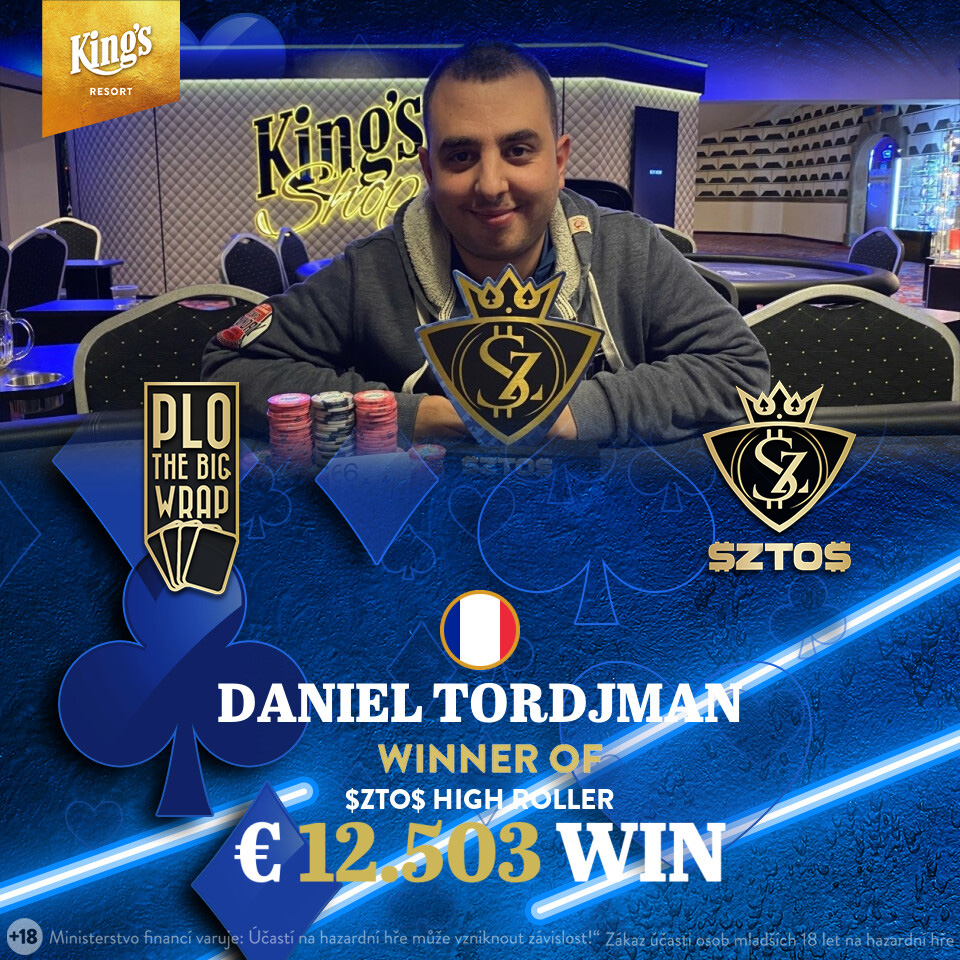 King’s: Daniel Tordjman gewinnt das $ZTO$ High Roller