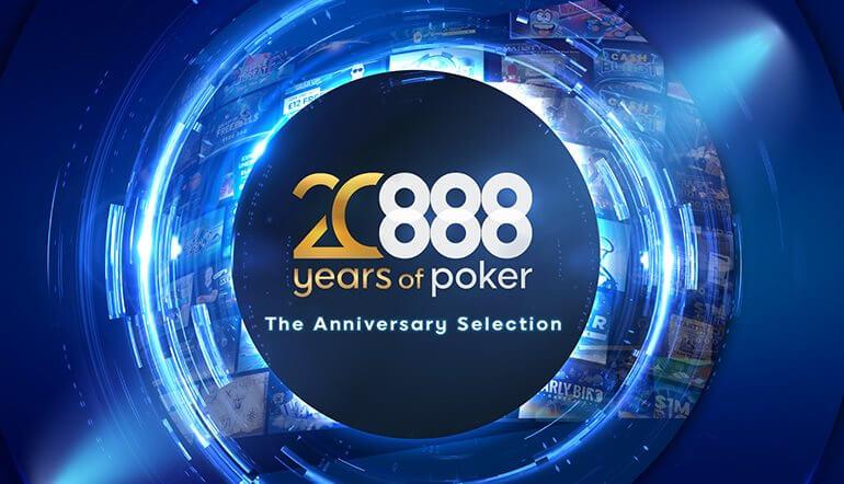 888poker feiert 20 Jahre mit der Anniversary Selection