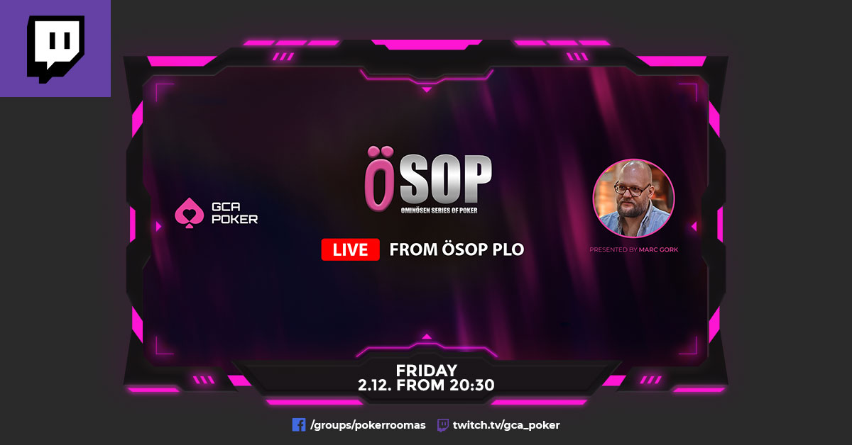 Grand Casino Aš: ÖSOP PLO – Livestream