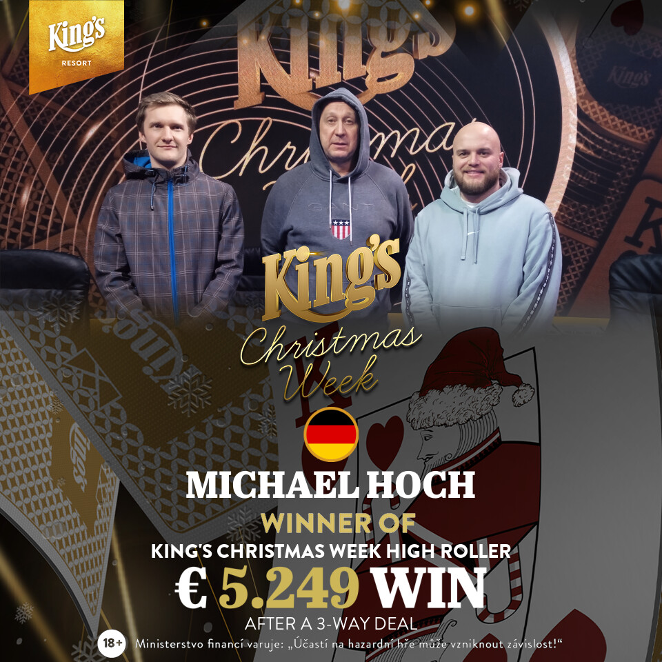 King’s: Michael Hoch gewinnt das High Roller der Christmas Week