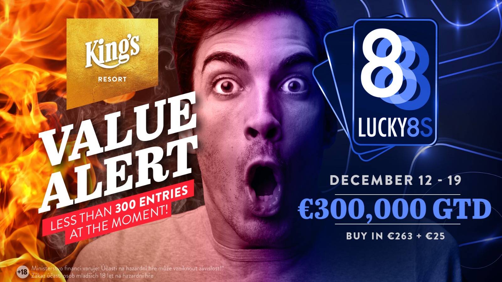 King’s: Riesiger Overlay droht beim Lucky 8s