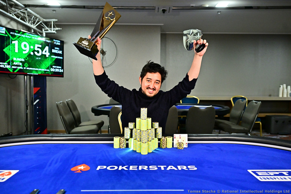 PokerStars EPT Prag: Rodrigo Seiji siegt auch beim € 50k Super High Roller