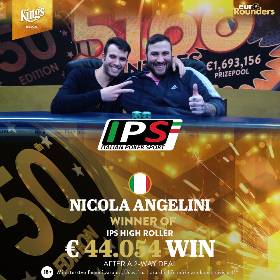 King’s: Italienischer Heads-up Deal beim IPS High Roller