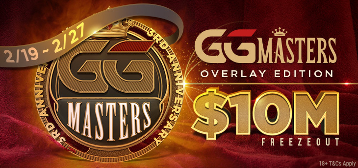 GGPoker: $2,7 Mio fehlen zur $10 Mio. Garantie bei der GGMasters Overlay Edition