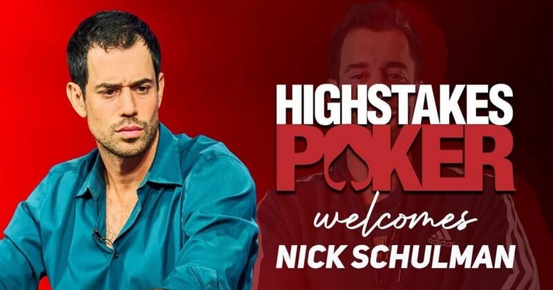 High Stakes Poker – Nick Schulman löst Gabe Kaplan ab