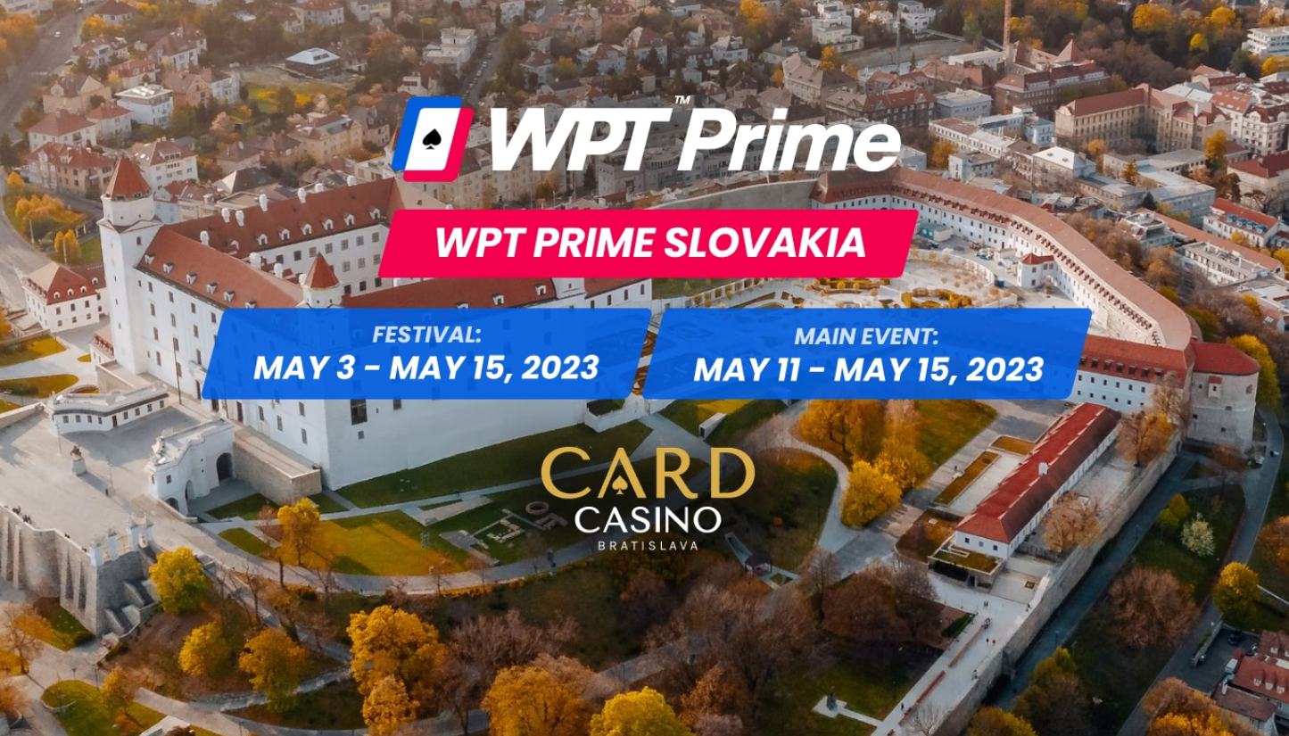 WPT Prime Slovakia lockt mit € 1,25 Mio an Preisgeldern
