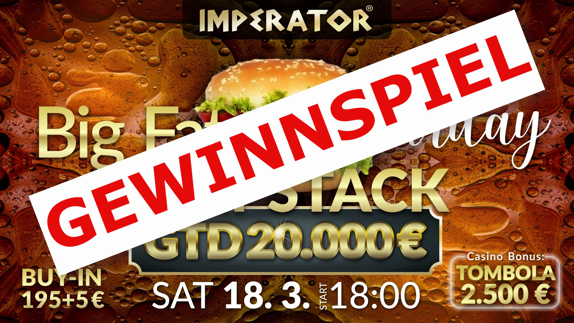 Casino Imperator: Gewinn Dein Big Fat Saturday Ticket!