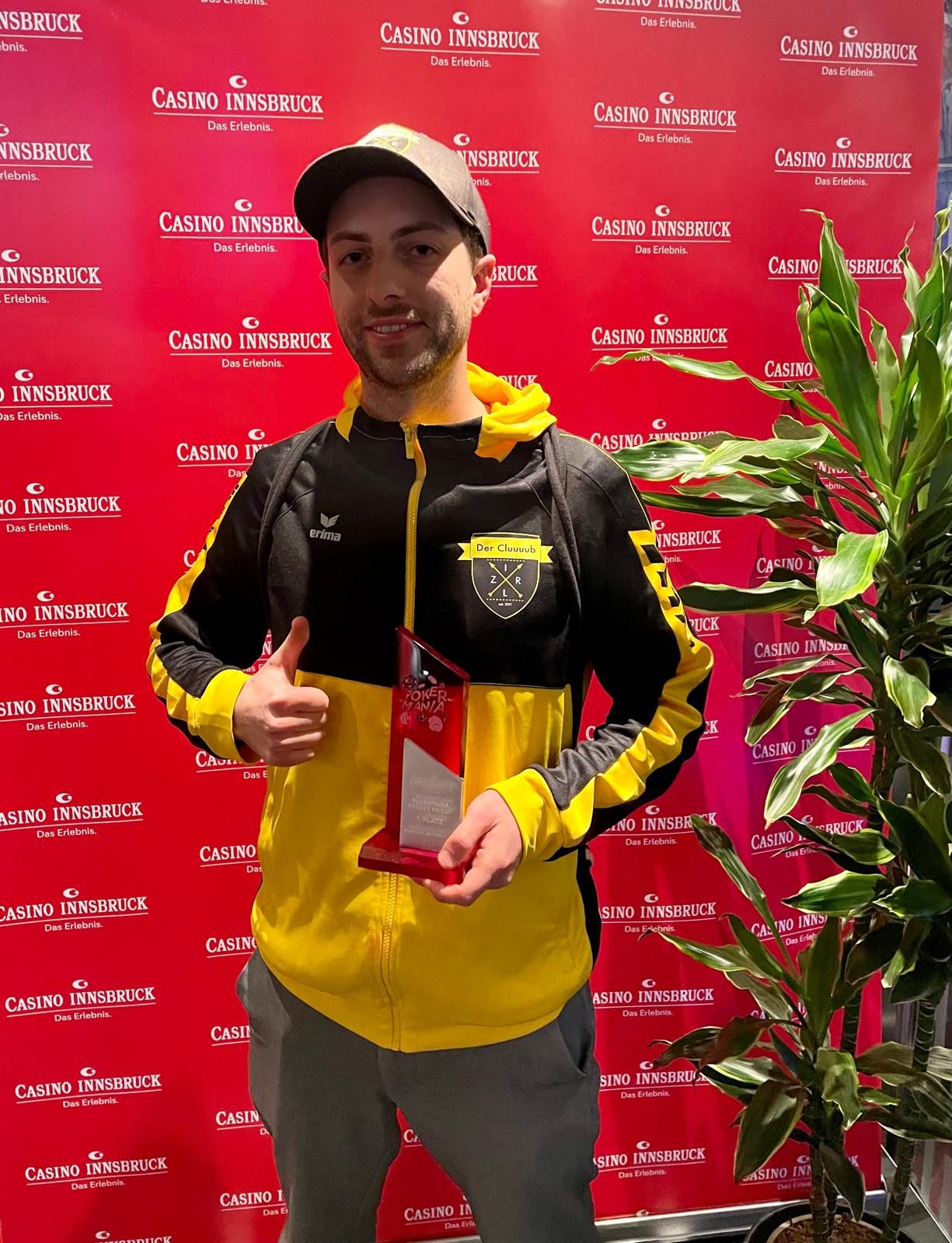 Casino Innsbruck: Mathias Baumgartner gewinnt das Freaky Friday