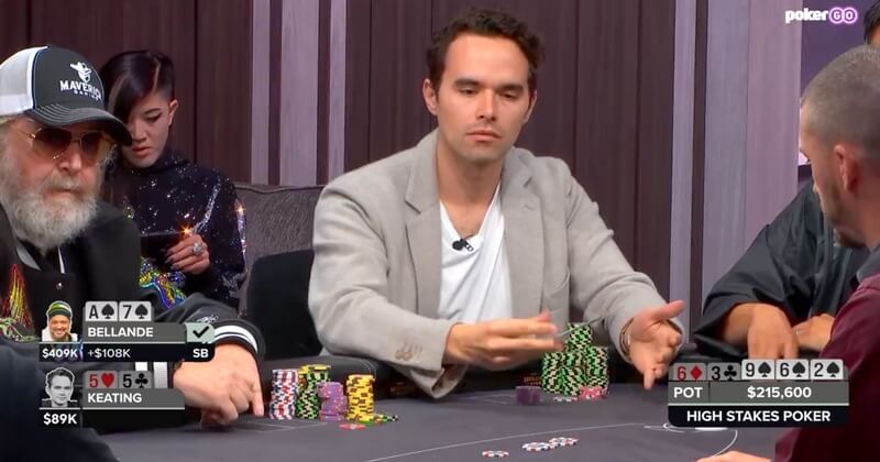 High Stakes Poker: Alan Keating mit dem $100.000 teuren Misread