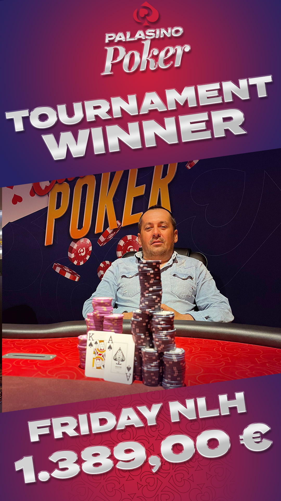 Palasino: Daniel S. gewinnt das Freitagsturnier der Excalibur City