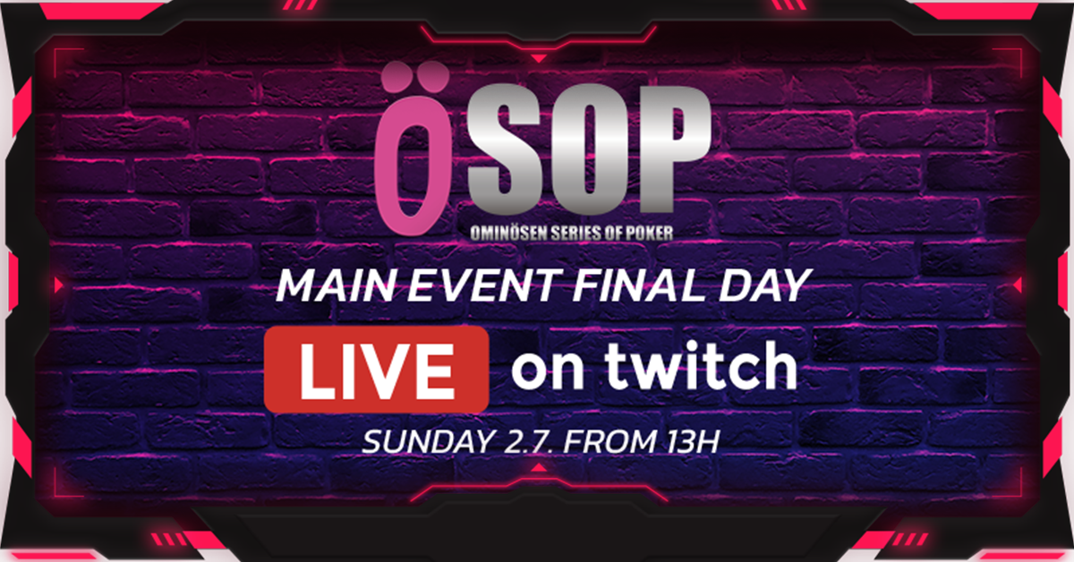 Grand Casino Aš: ÖSOP Main Event Finale – Livestream