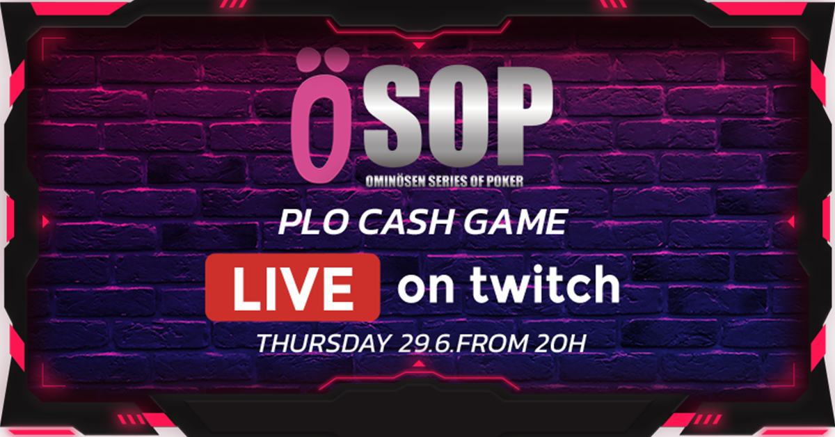 Grand Casino Aš: PLO 2/2 Cash Game – Livestream