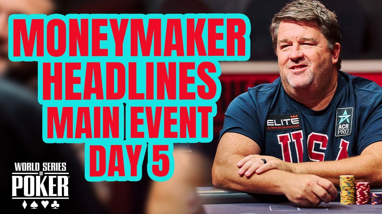 WSOP 2023: $10.000 Main Event Day 5 (Livestream Replay)