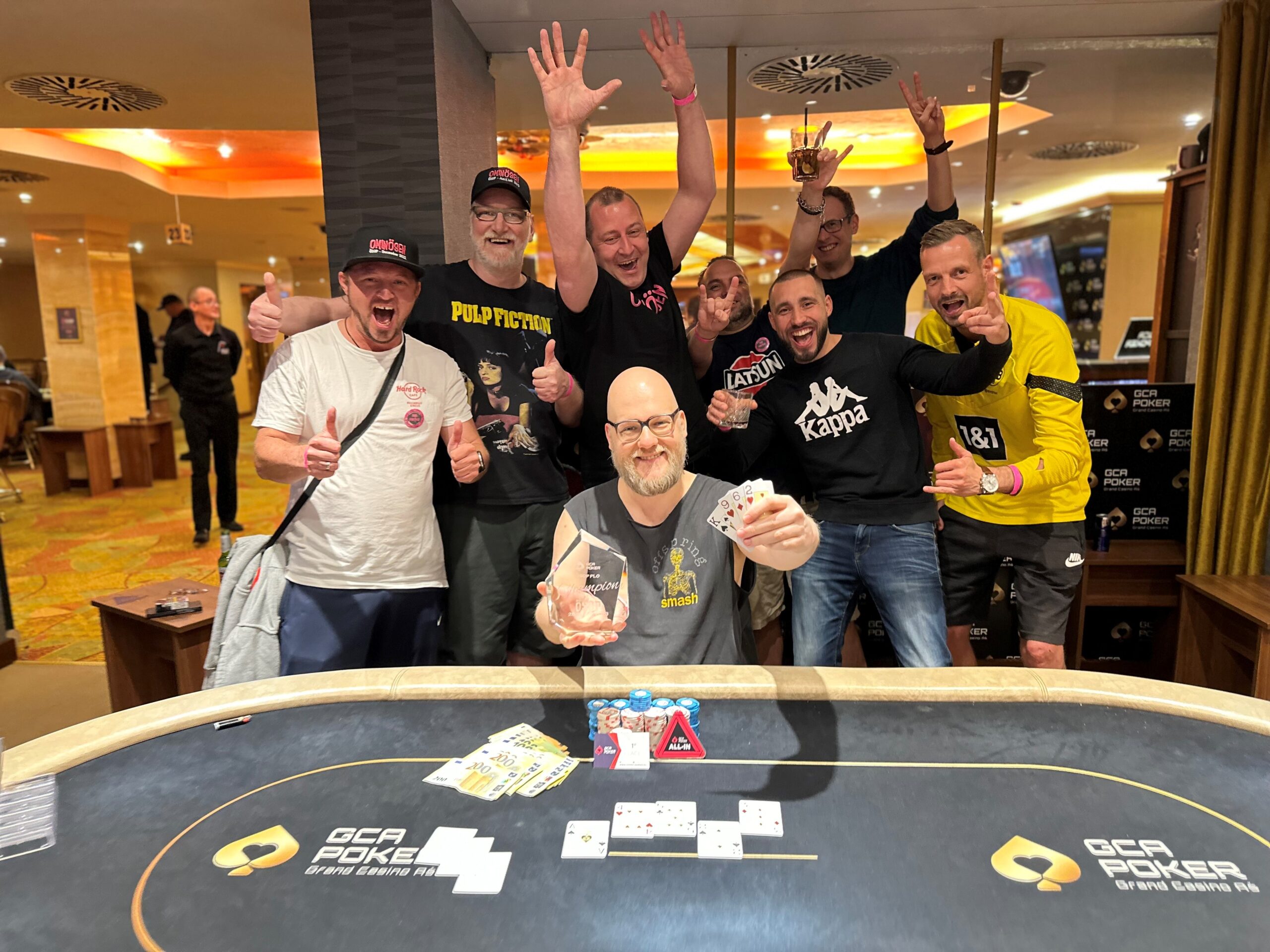 Grand Casino Aš: Marc Gork gewinnt sein PLO Turnier und Heybruvsky führt beim Main Event