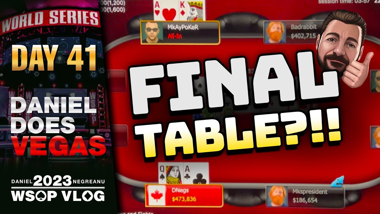 DNEGs 2023 WSOP Poker Vlog Day 41 – BRACELET HUNTING DEEP in the ONLINE!