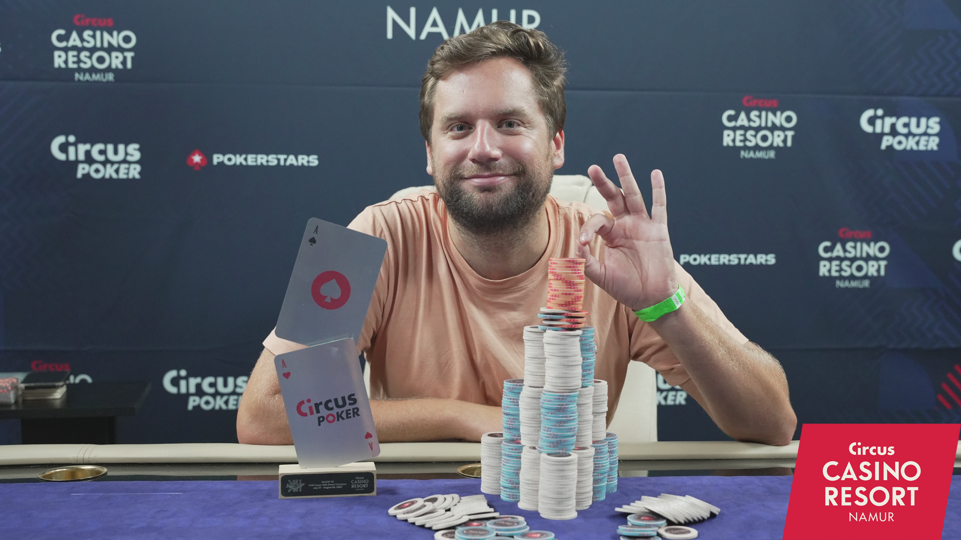 Casino Namur: Bart Lybaert holt das WaSOP Super Side