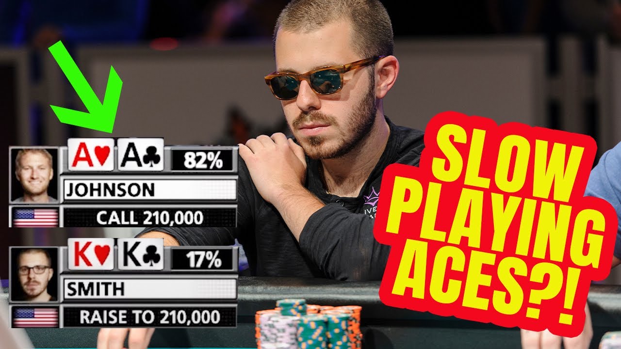 WSOP: Wenn du Asse im $10k Main Event slow spielst