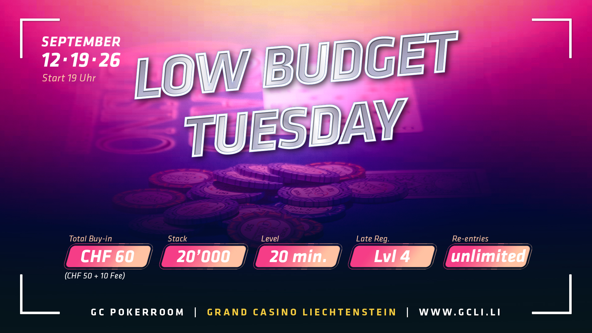 Grand Casino Liechtenstein: Erneuter Heads-up Deal beim Low Budget