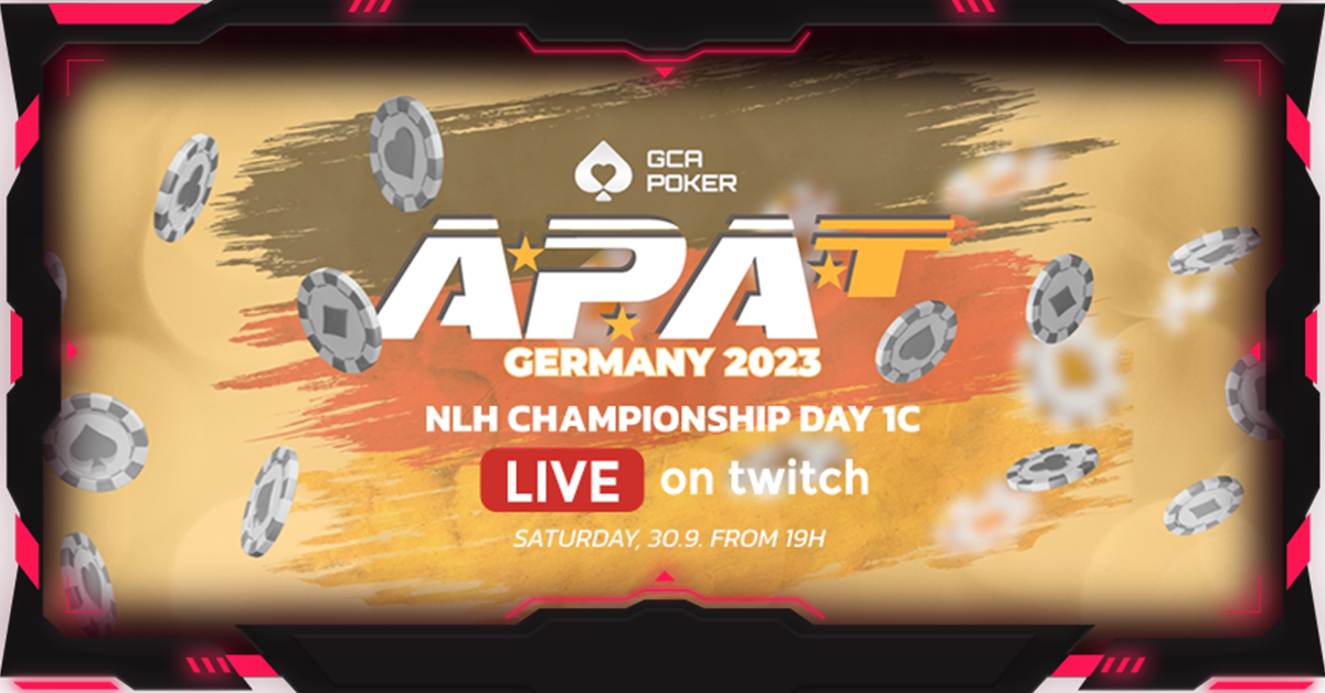 Grand Casino Aš: APAT NLH Championship Tag 1C – Livestream