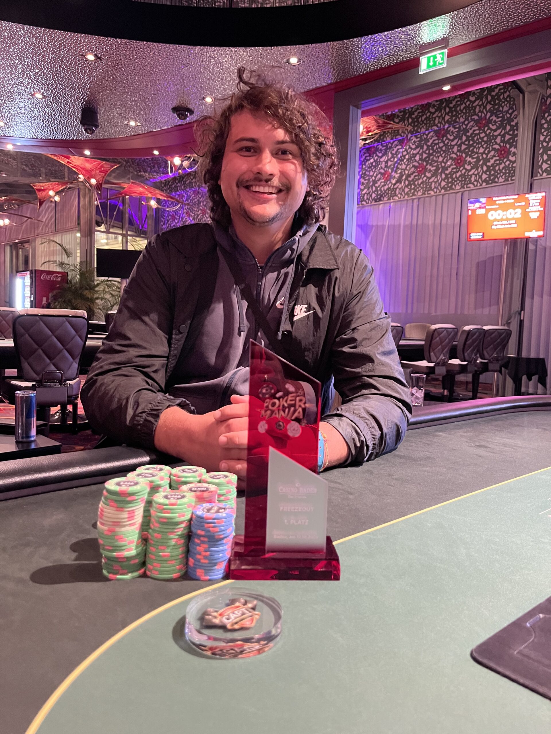 Casino Baden: Johannes Weber holt den Freezeout Auftakt der Pokermania
