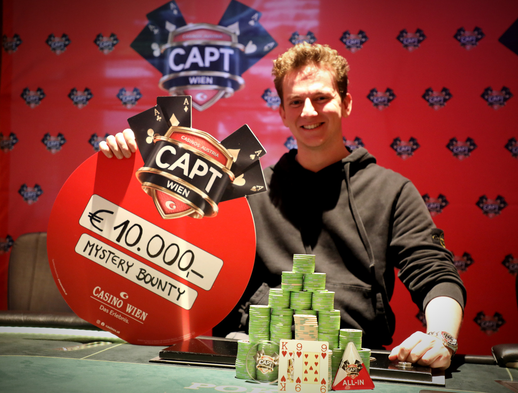 CAPT Wien: Felix Rabas gewinnt das Mystery Bounty