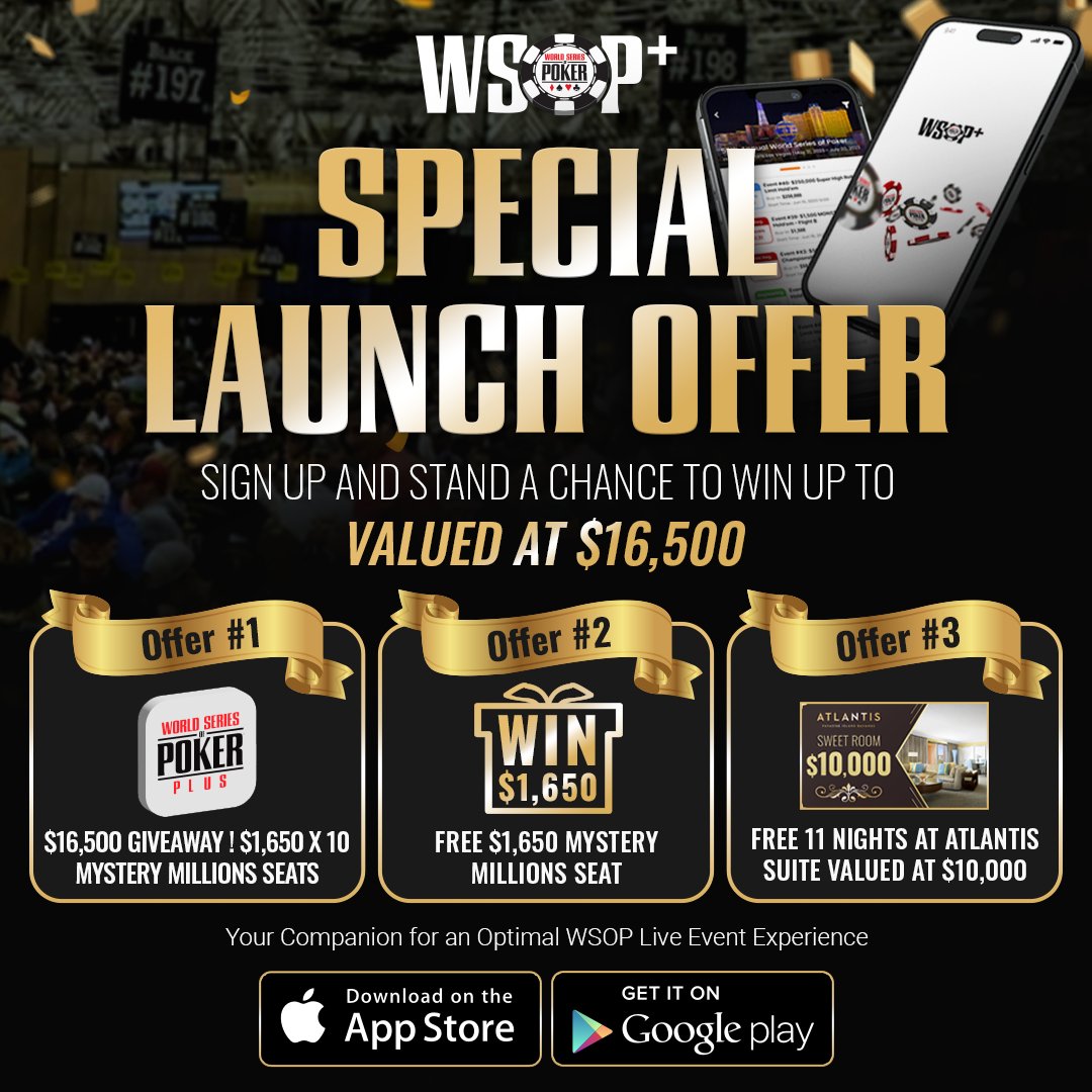 WSOP+: Die neue WSOP App erstmals bei der WSOP Paradise