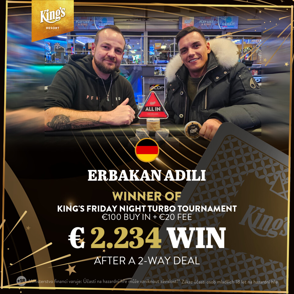 King’s: Heads-up Deal beim Friday Night Turbo