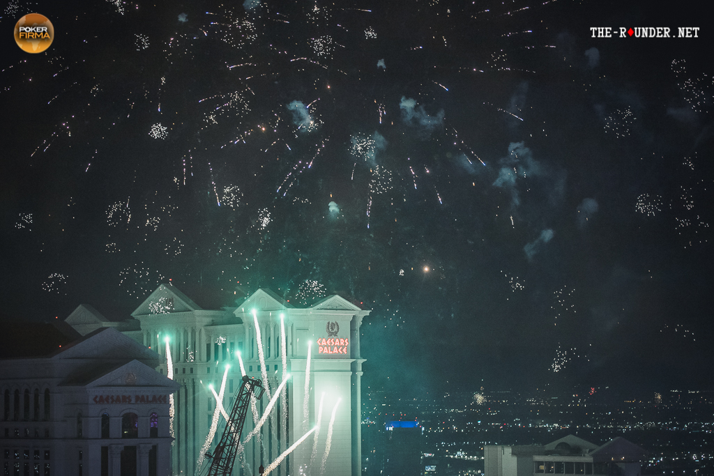 Countdown für die Silvesterparty 2023/4 in Las Vegas
