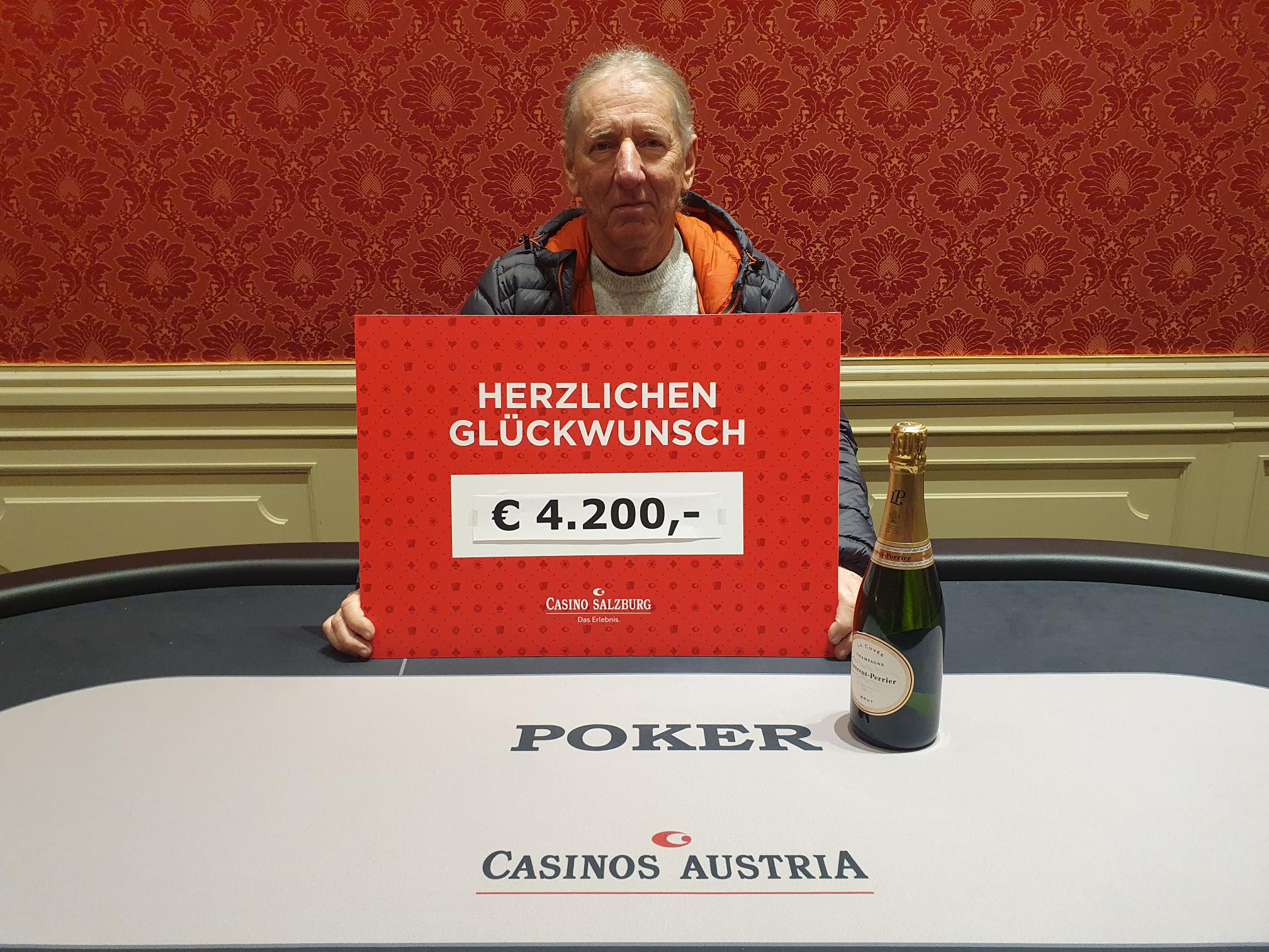 Casino Salzburg: Volles Haus zum Start ins Poker Neujahrsfestival