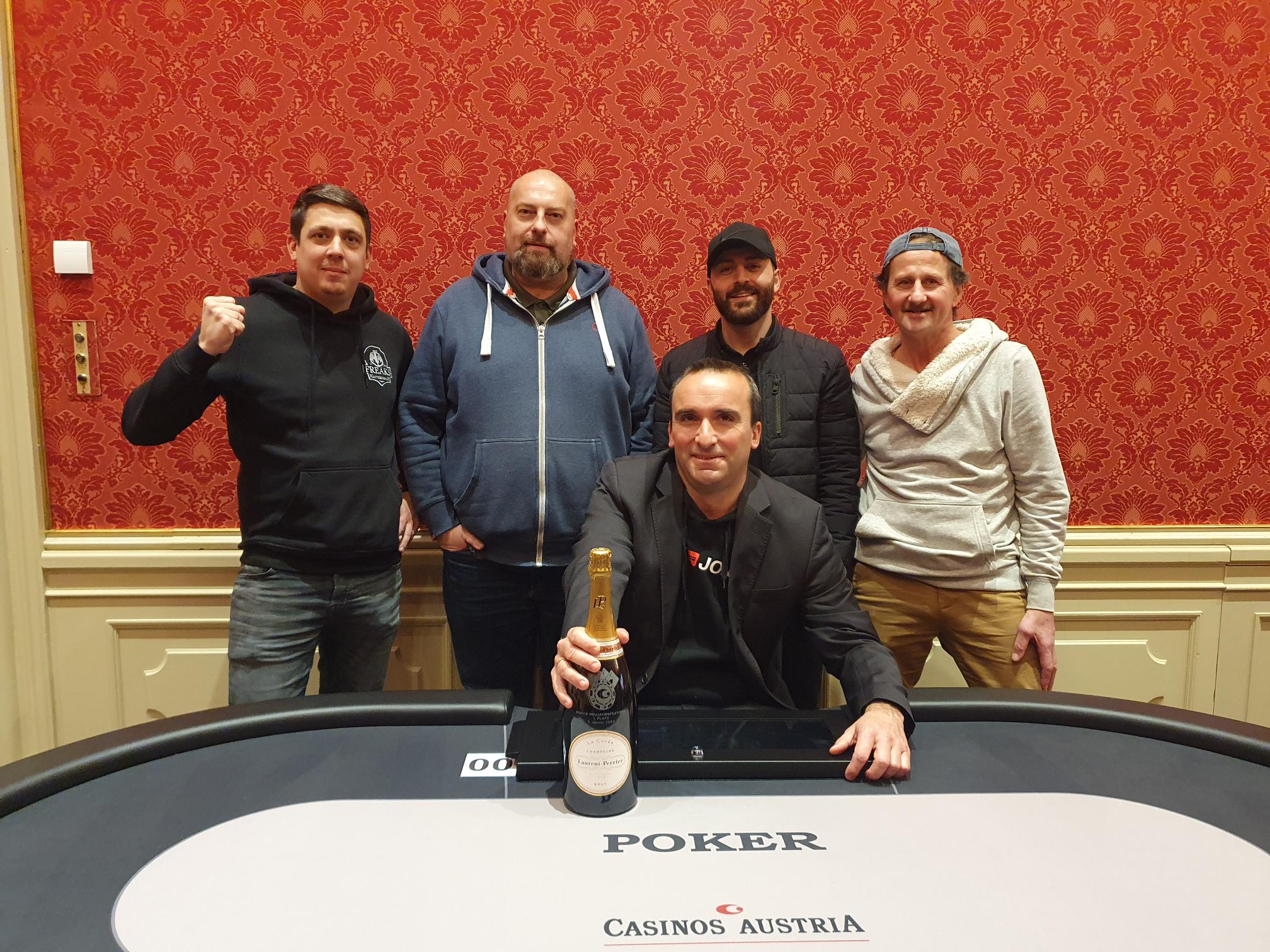 Casino Salzburg: Sven Lucha gewinnt das Poker Neujahrsfestival Main Event