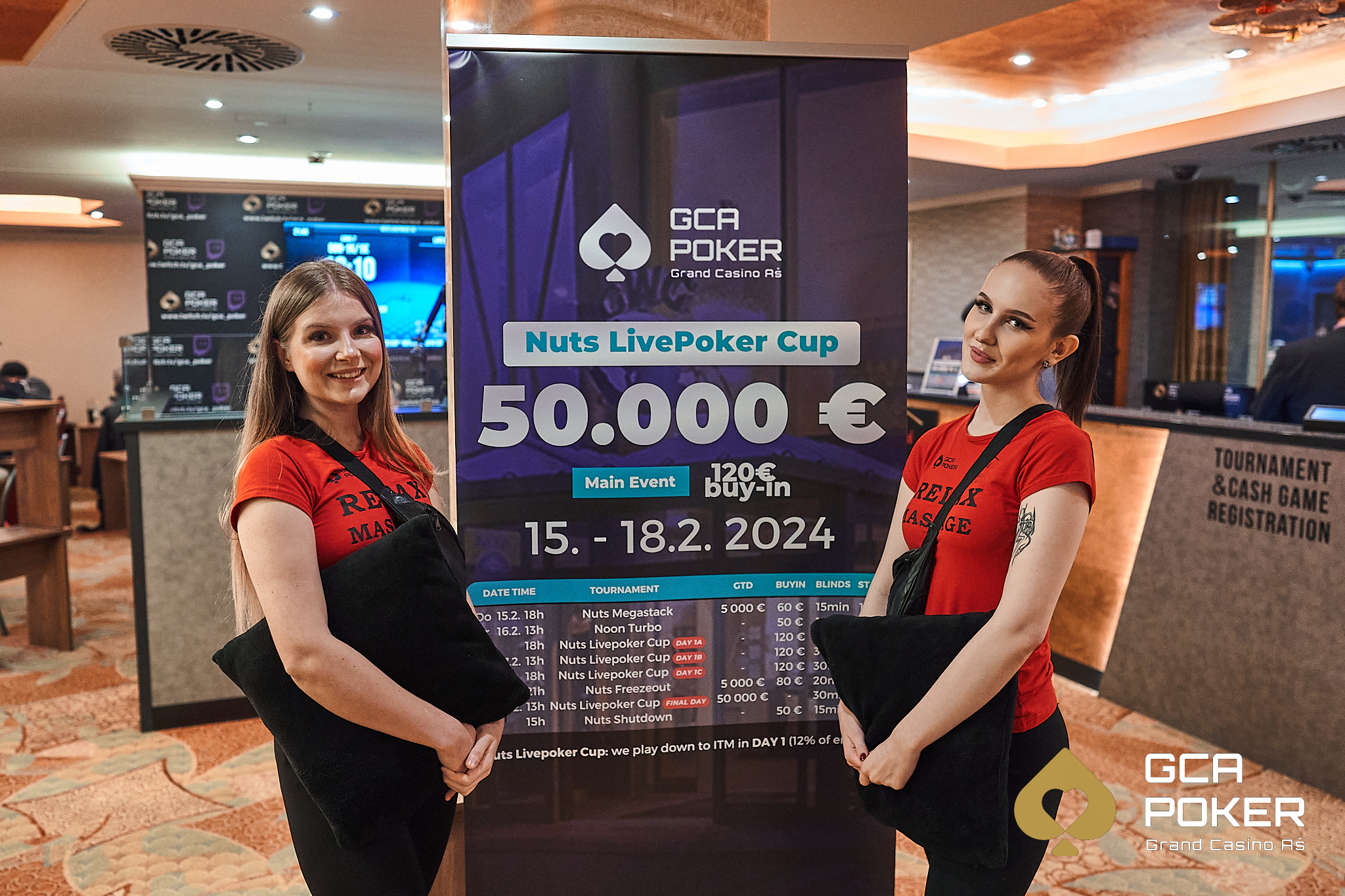 Grand Casino Aš: Ansturm beim Nuts LivePoker Cup
